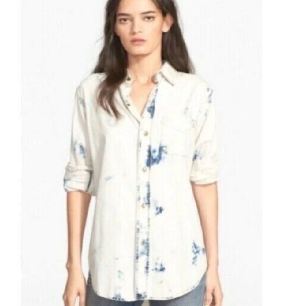 Current/Elliot Tie Dye The Prep School Shirt
 - NEW.
